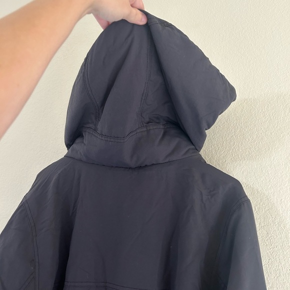 Rare Abercrombie & Fitch Lined Parka Men’s Size Large Hooded Jacket Fleece Lined - Picture 5 of 13